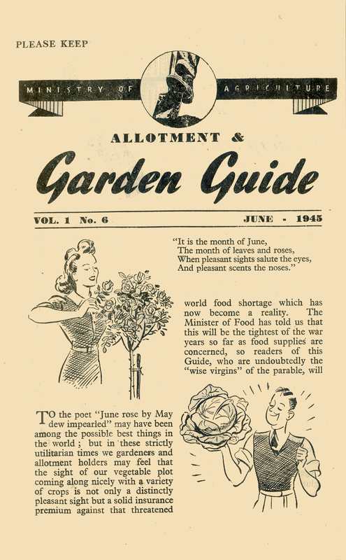 Dig for Victory Monthly Guide June 1945